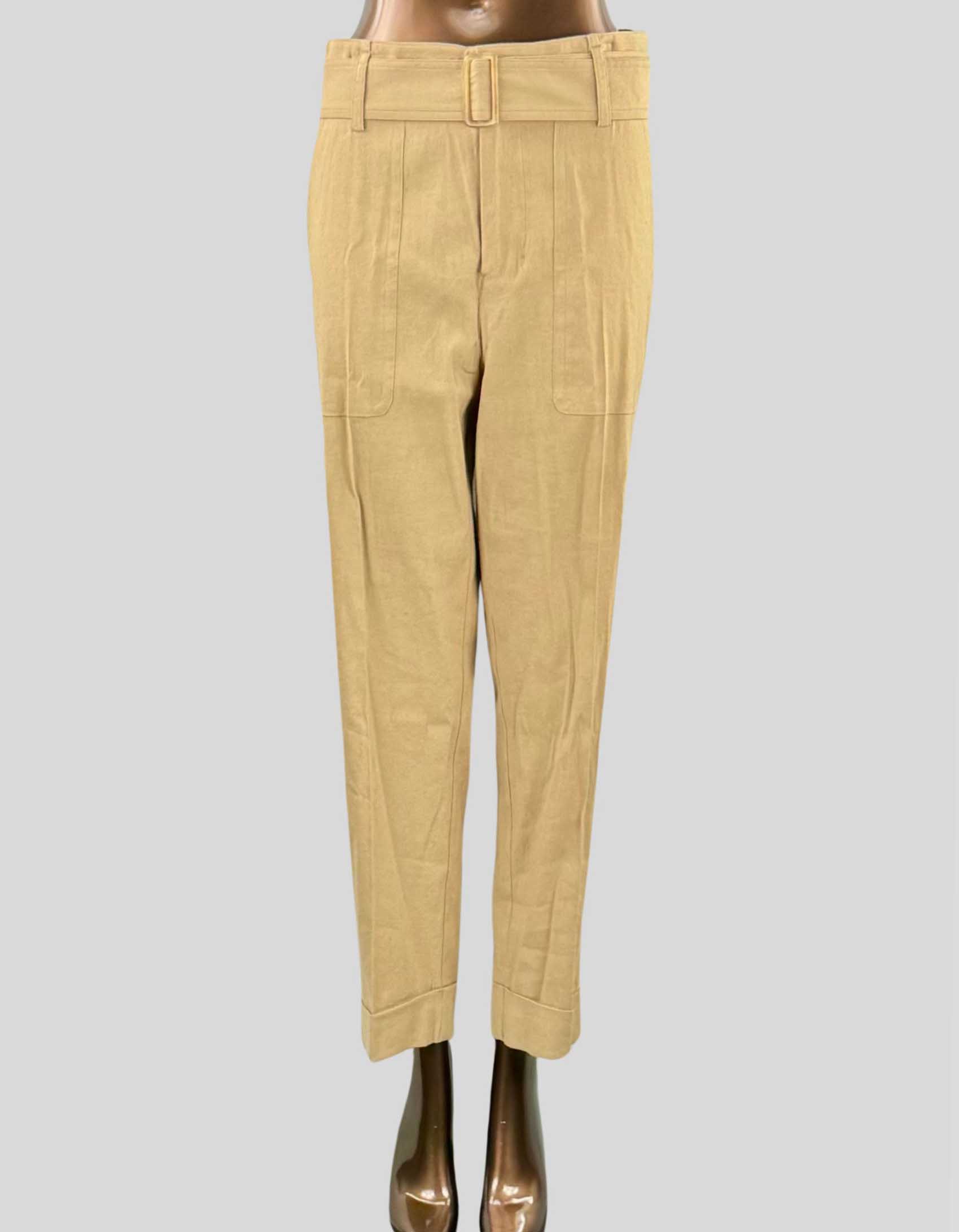 VINCE Wide-Leg Cotton Cargo Pants - Medium