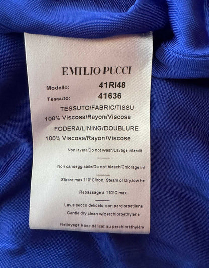 EMILIO PUCCI Halterneck Long Gown - 4 US | 38 IT