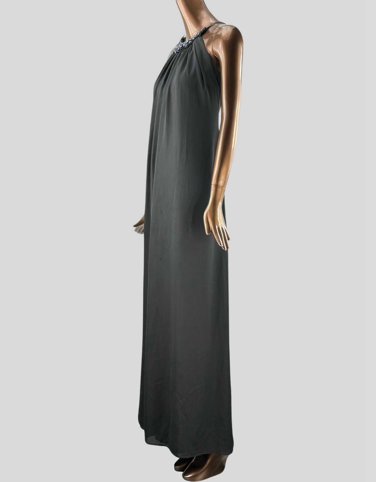 RUE DE LA PAIX Long Black Dress - 8 US