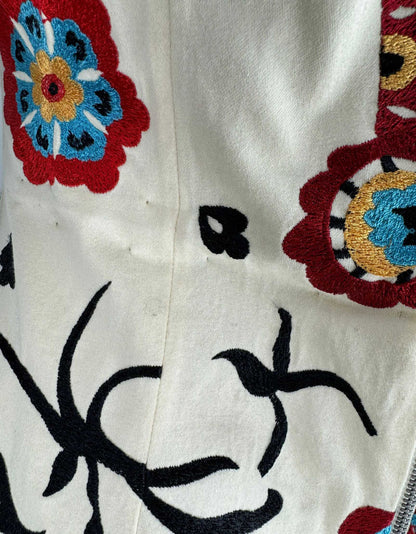 ALICE + OLIVIA Floral embroidered midi dress - 8 US