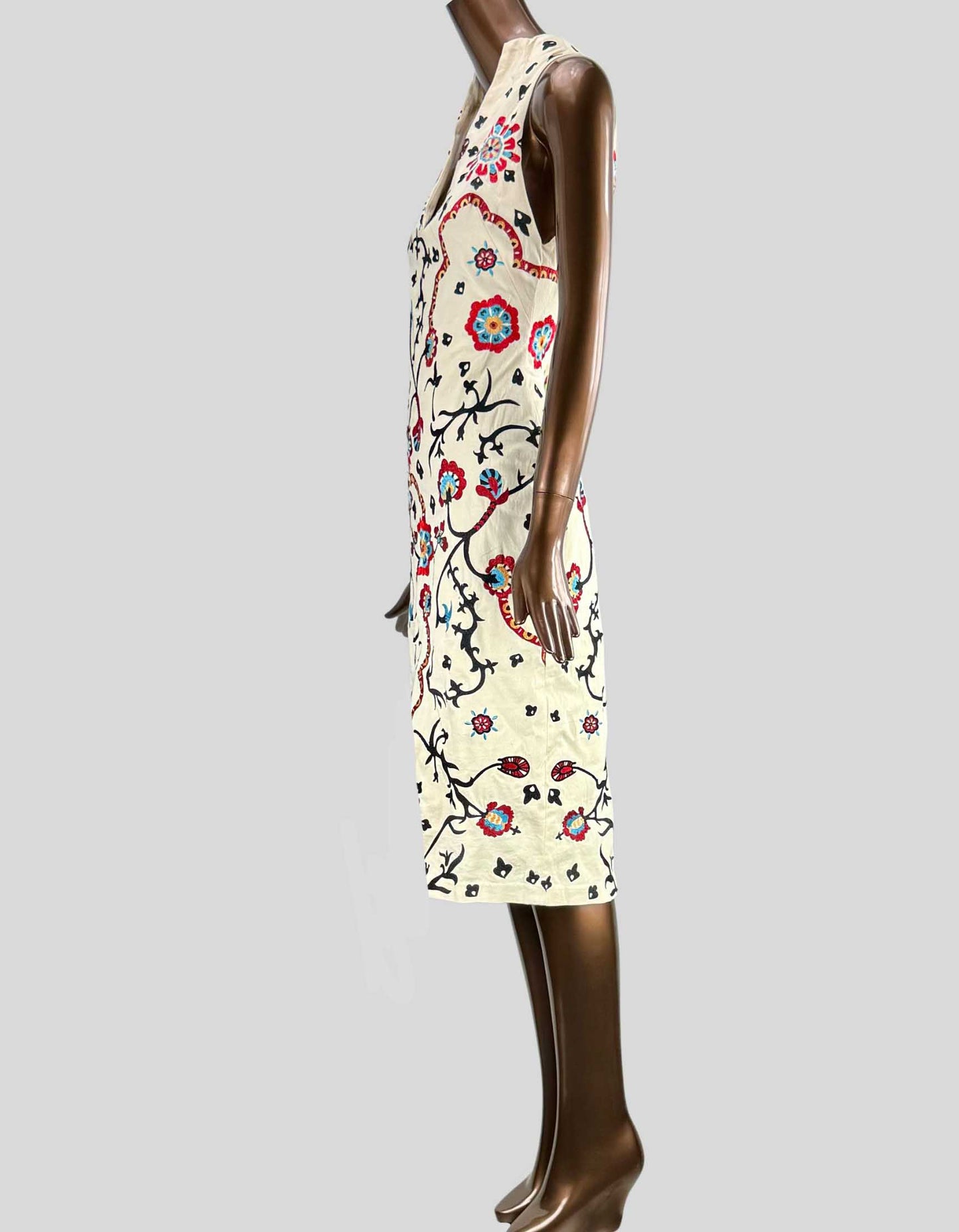 ALICE + OLIVIA Floral embroidered midi dress - 8 US