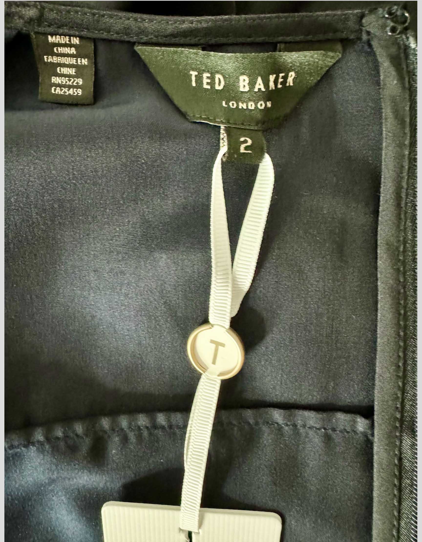 TED BAKER Amina Long Sleeve Utility Midi Dress w/ Tags - 2 | 6 US LuxAnthropy TED BAKER Amina Long Sleeve Utility Midi Dress w/ Tags - 2 | 6 US LuxAnthropy