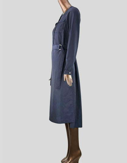 TED BAKER Amina Long Sleeve Utility Midi Dress w/ Tags - 2 | 6 US