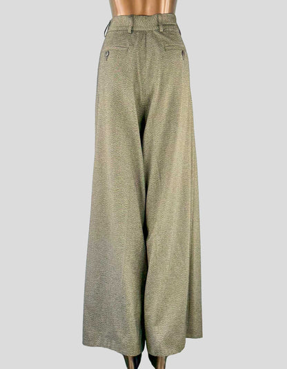 DRIES VAN NOTEN Pleated wool wide-leg pants - 38 FR | 6 US