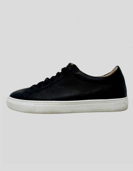 SUIT SUPPLY Black Leather Sneaker