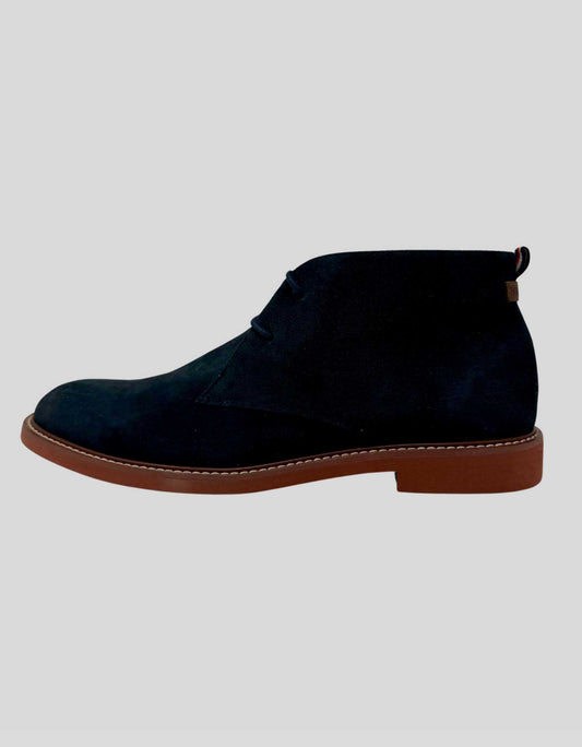TOMMY HILFIGER Gervis Blue Suede Chukka Boots 