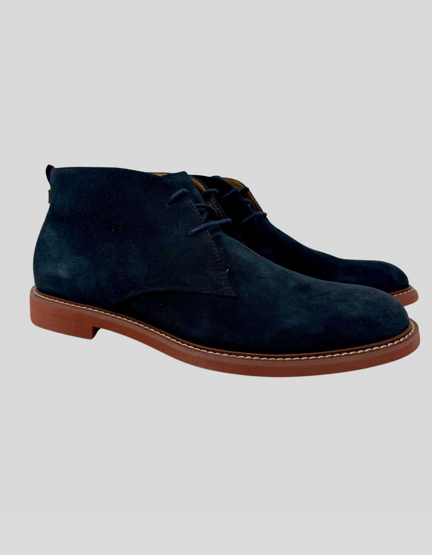 TOMMY HILFIGER Gervis Blue Suede Chukka Boots w/ Tags - 11 M US