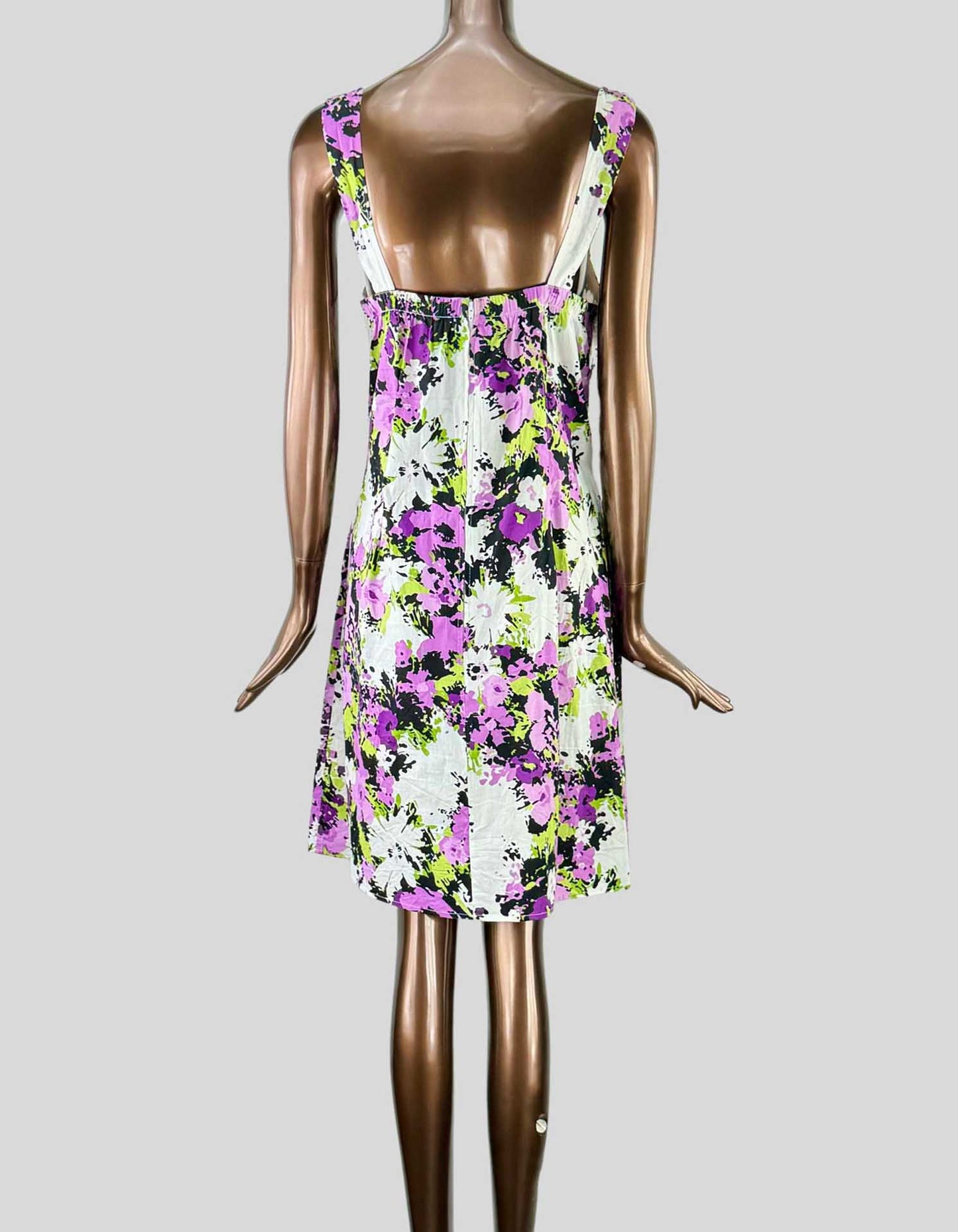 OLIVIA MATTHEWS Sleeveless Floral Dress - X-Large