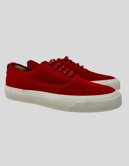 GIORGIO ARMANI Men's Red Sneakers - 9.5 US