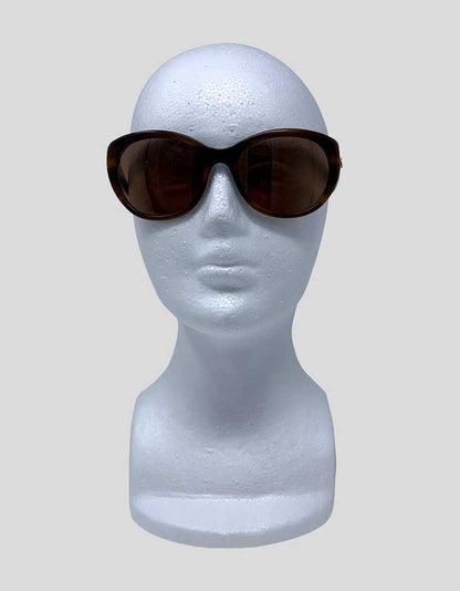 CHANEL Tortoise sunglasses - One Size