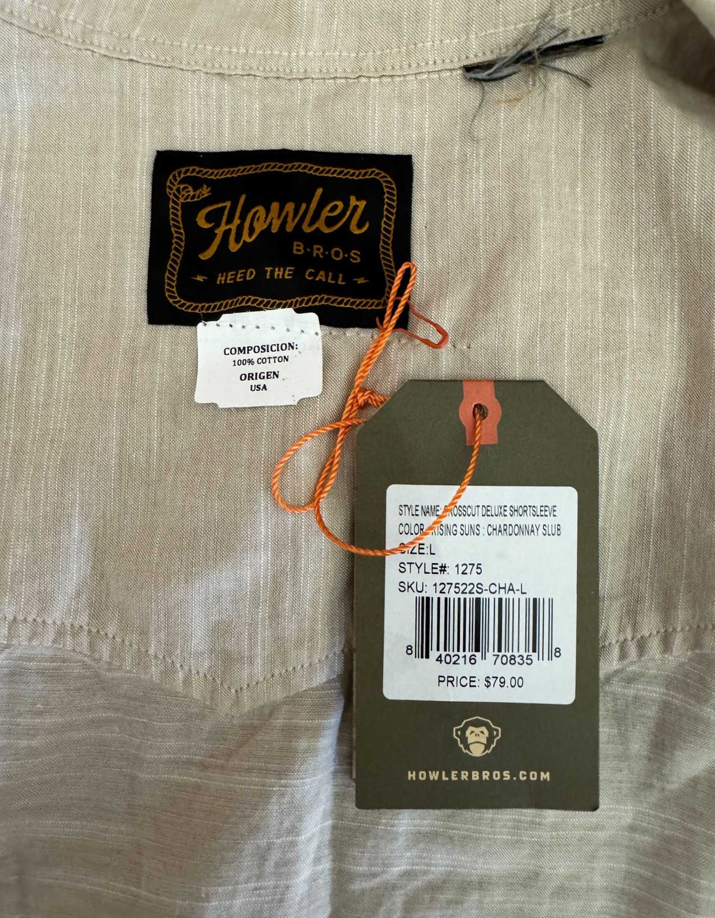 HOWLER BROTHERS Rising Suns Shirt w/ Tags - Large