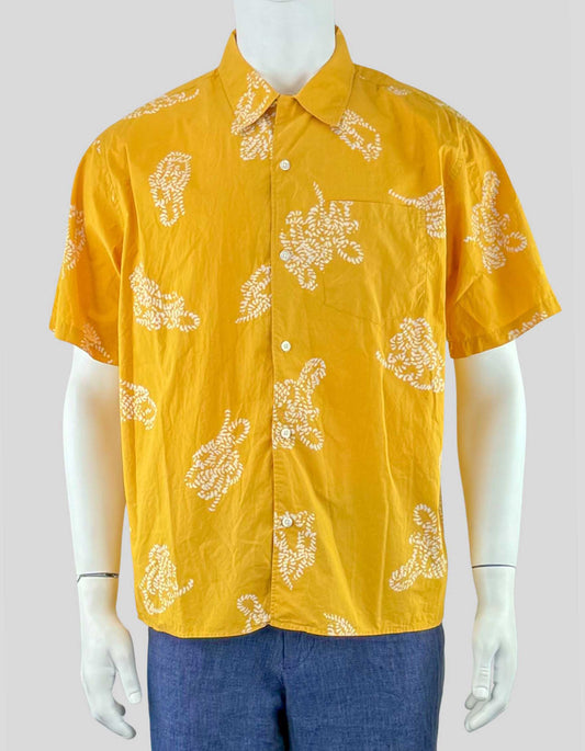 NORSE PROJECTS Carsten Floral Print Short Sleeve Shirt