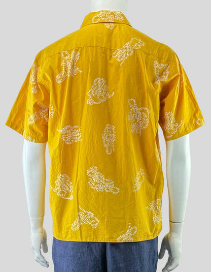 NORSE PROJECTS Carsten Floral Print Short Sleeve Shirt - Medium