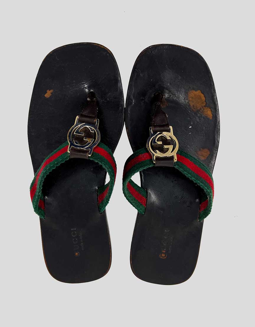 靴 Vintage Gucci Sandals 37 1/2 GUCCI Vintage Sandals - 37 IT | 7 US – LuxAnthropy