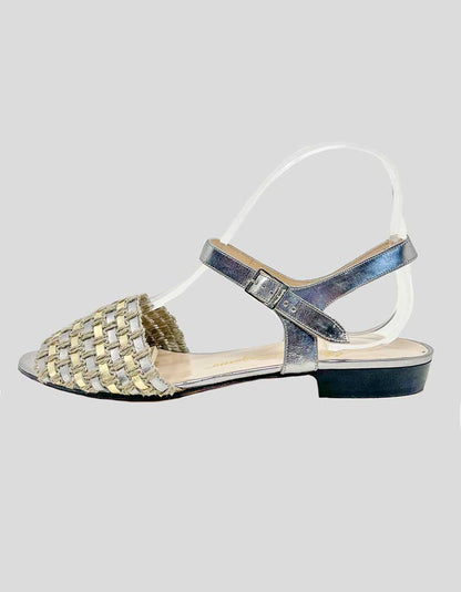 SALVATORE FERRAGAMO Silver Sandals