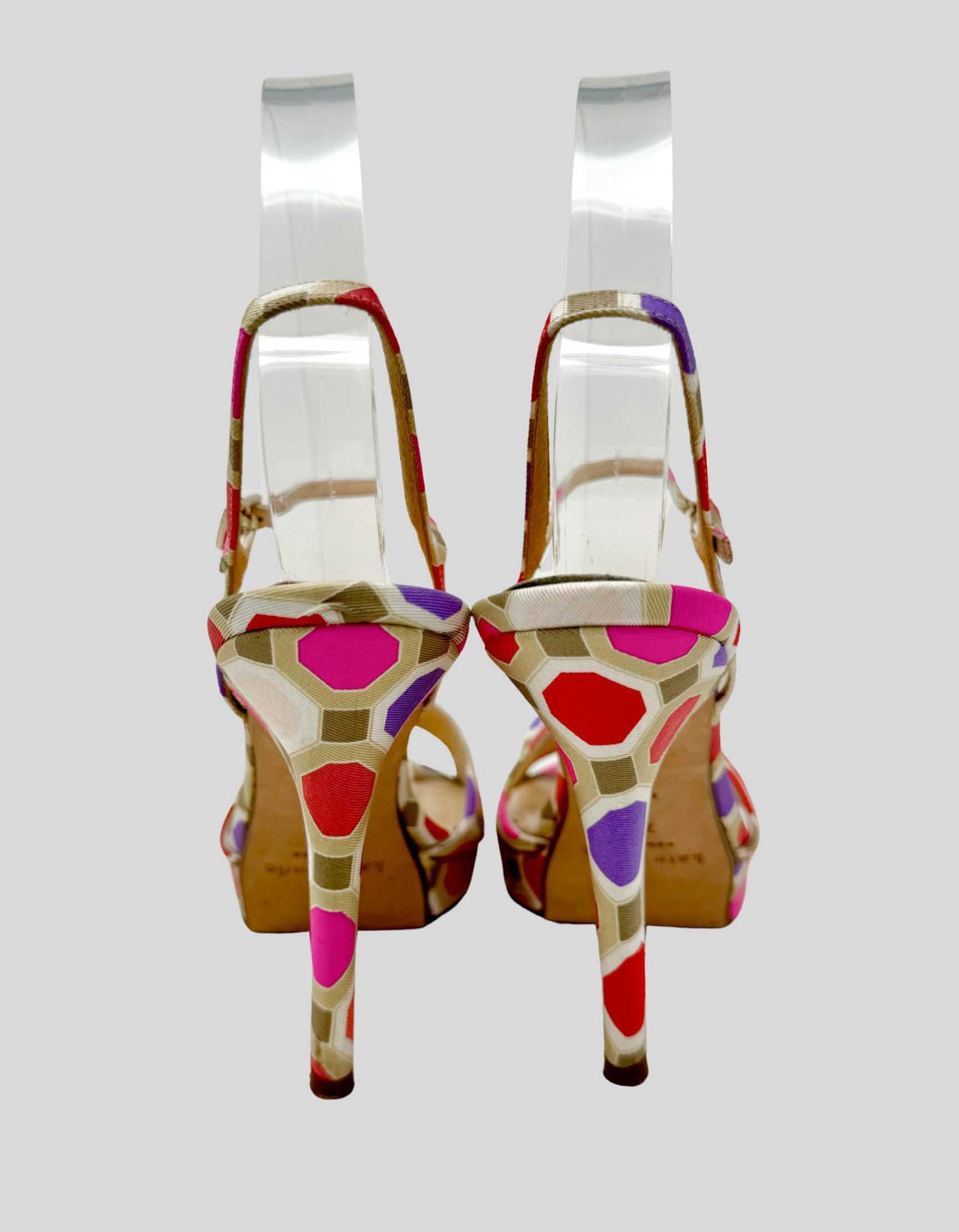 FLORENCE BROADHURST X KATE SPADE Canvas Printed Sandals - 7.5B  US
