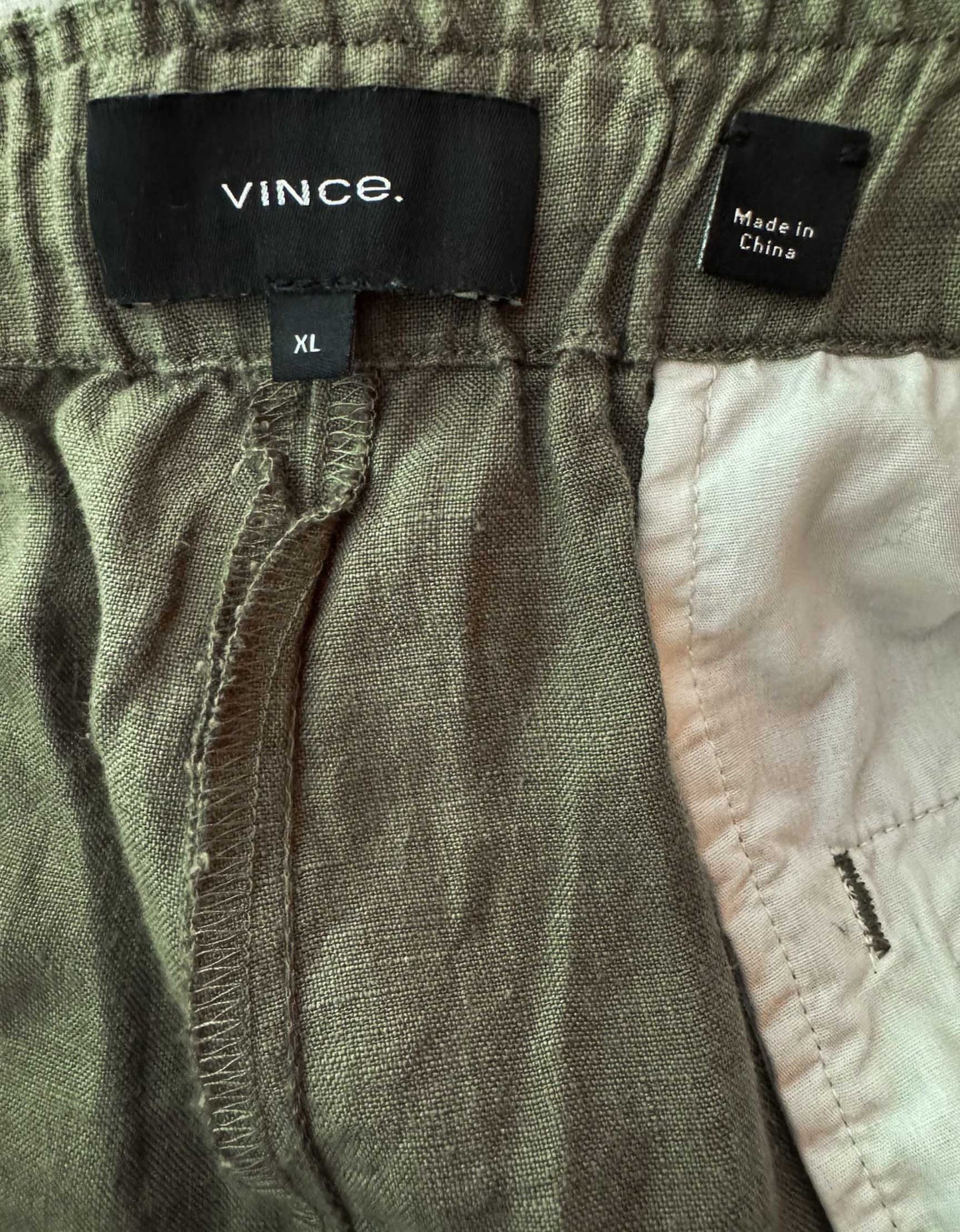 VINCE Linen Shorts - X-Large