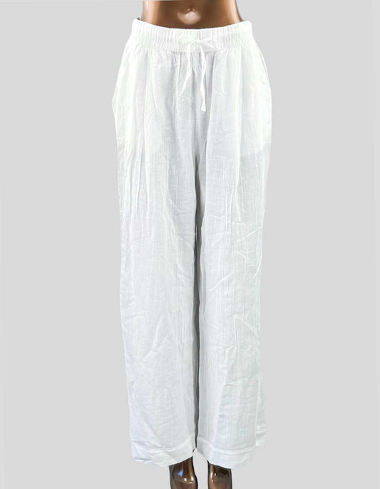 GAP Crinkle Gauze Wide-Leg Pants 