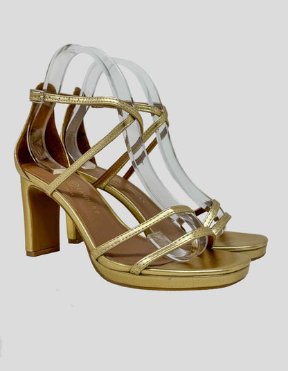 CHINESE LAUNDRY Gold Heels - 7.5 US