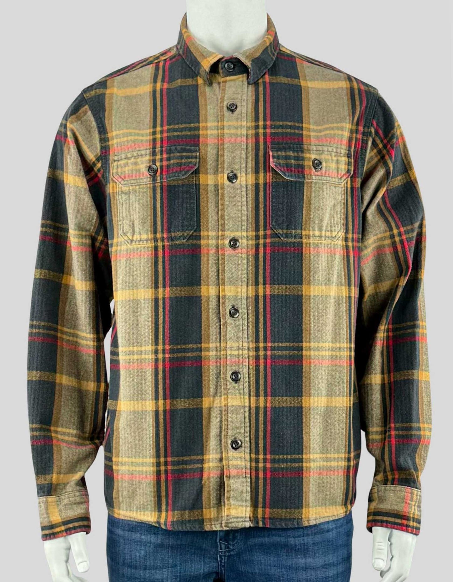 ORVIS Heavy Flannel Shirt - Medium – LuxAnthropy ORVIS Heavy Flannel Shirt - Medium – LuxAnthropy
