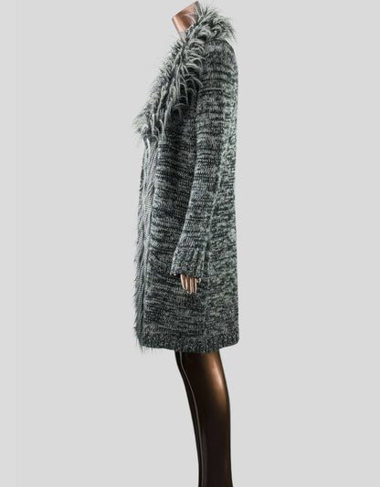 BCBG MAXAZRIA Long Cardigan Sweater - Large