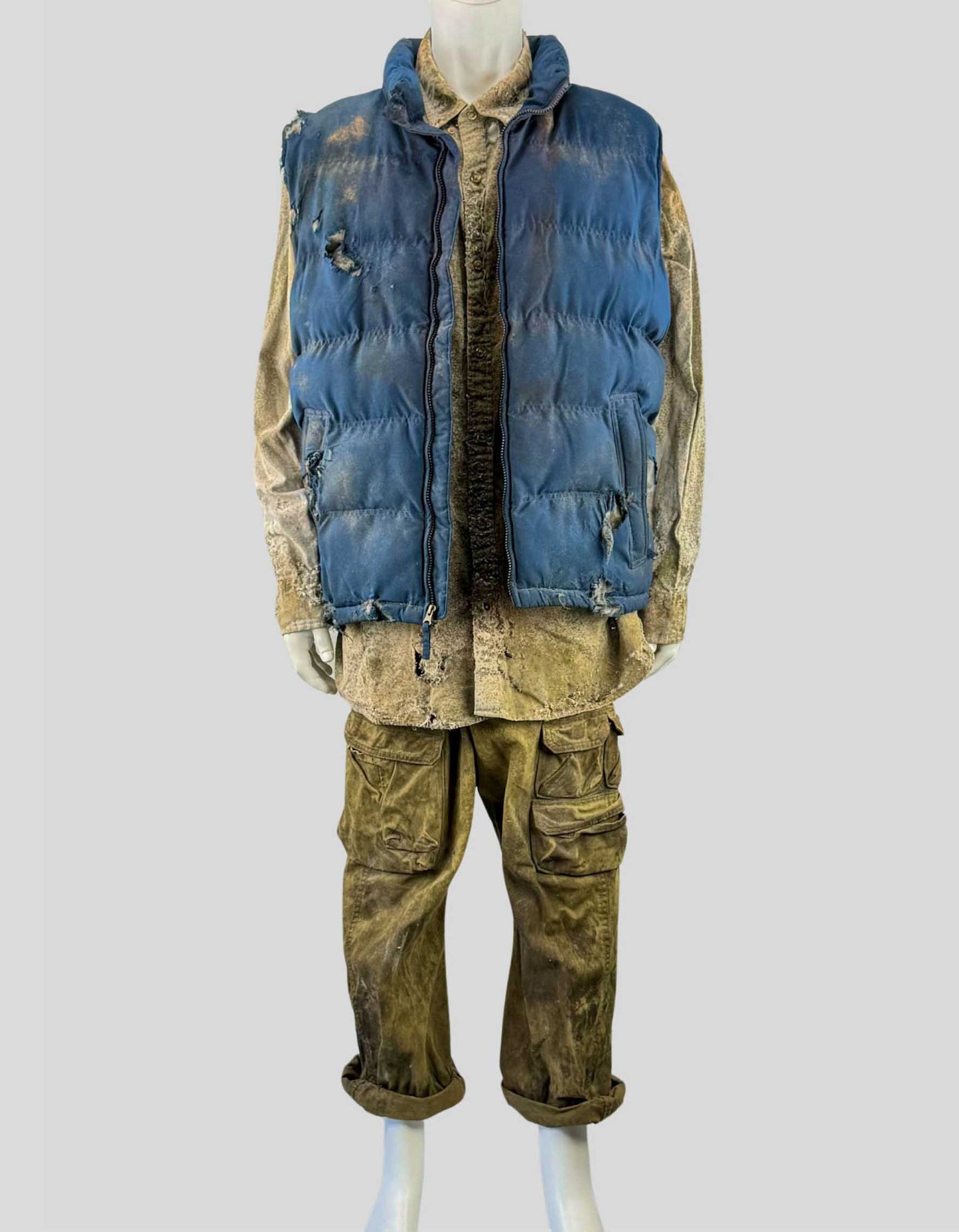THE WALKING DEAD Men's Original Walker 3-Piece Costume - 2XL US