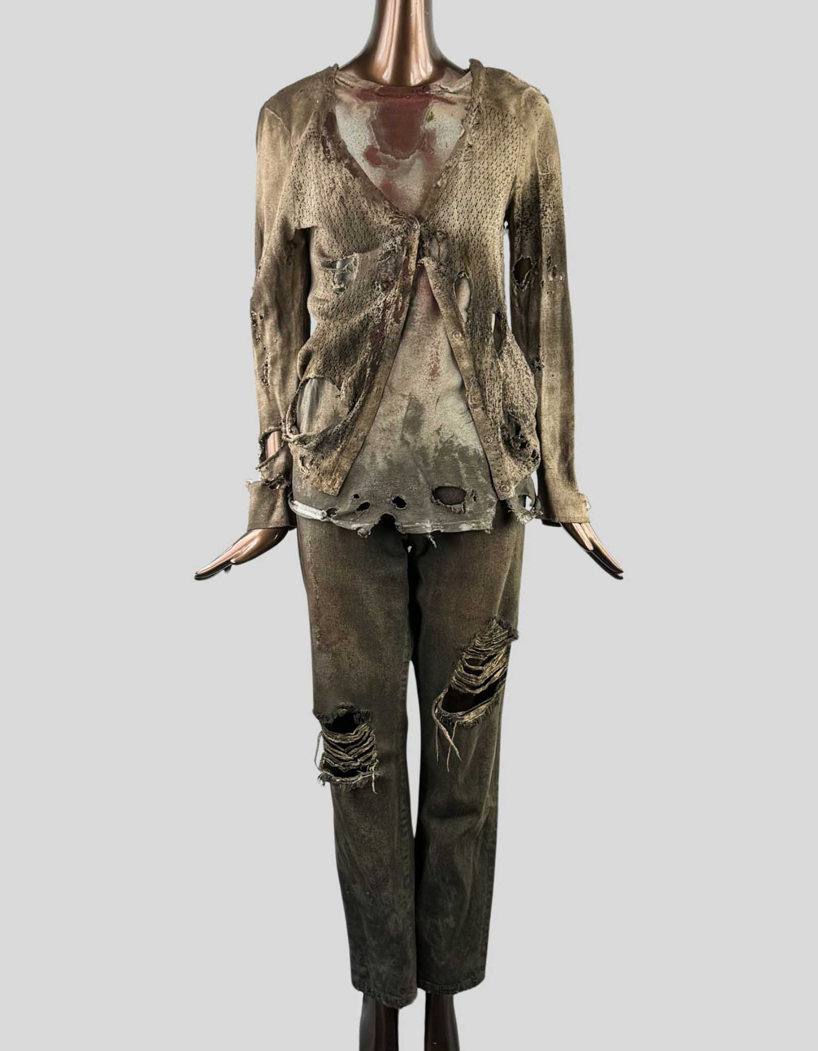 THE WALKING DEAD Women's 'Swamp Walker' 3-Piece Costume - Medium