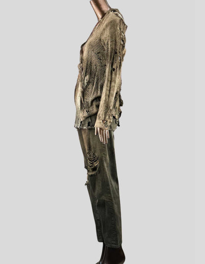THE WALKING DEAD Women's 'Swamp Walker' 3-Piece Costume (4 of 30) - Medium