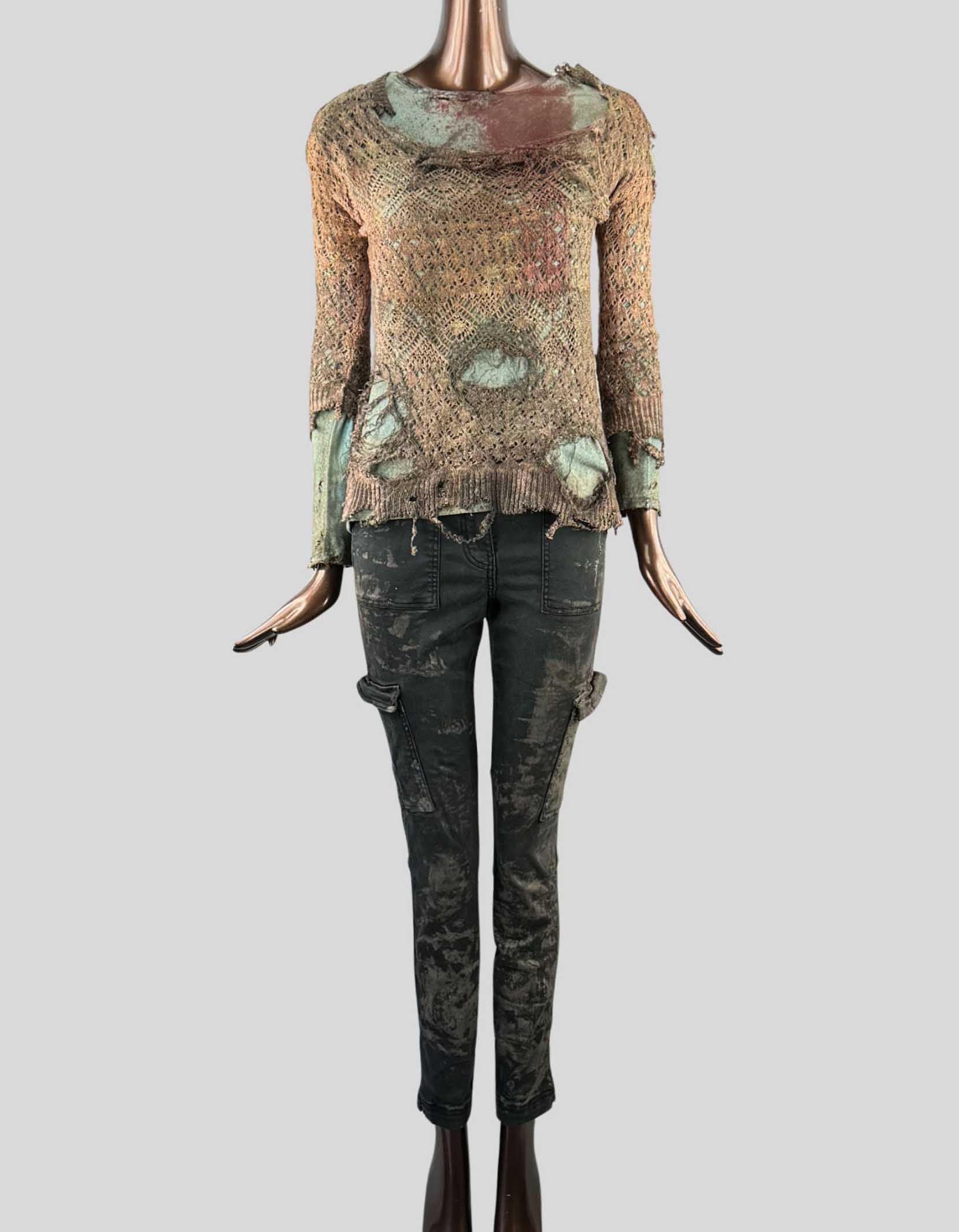 THE WALKING DEAD Women's Original Walker 3-Piece Costume - Small