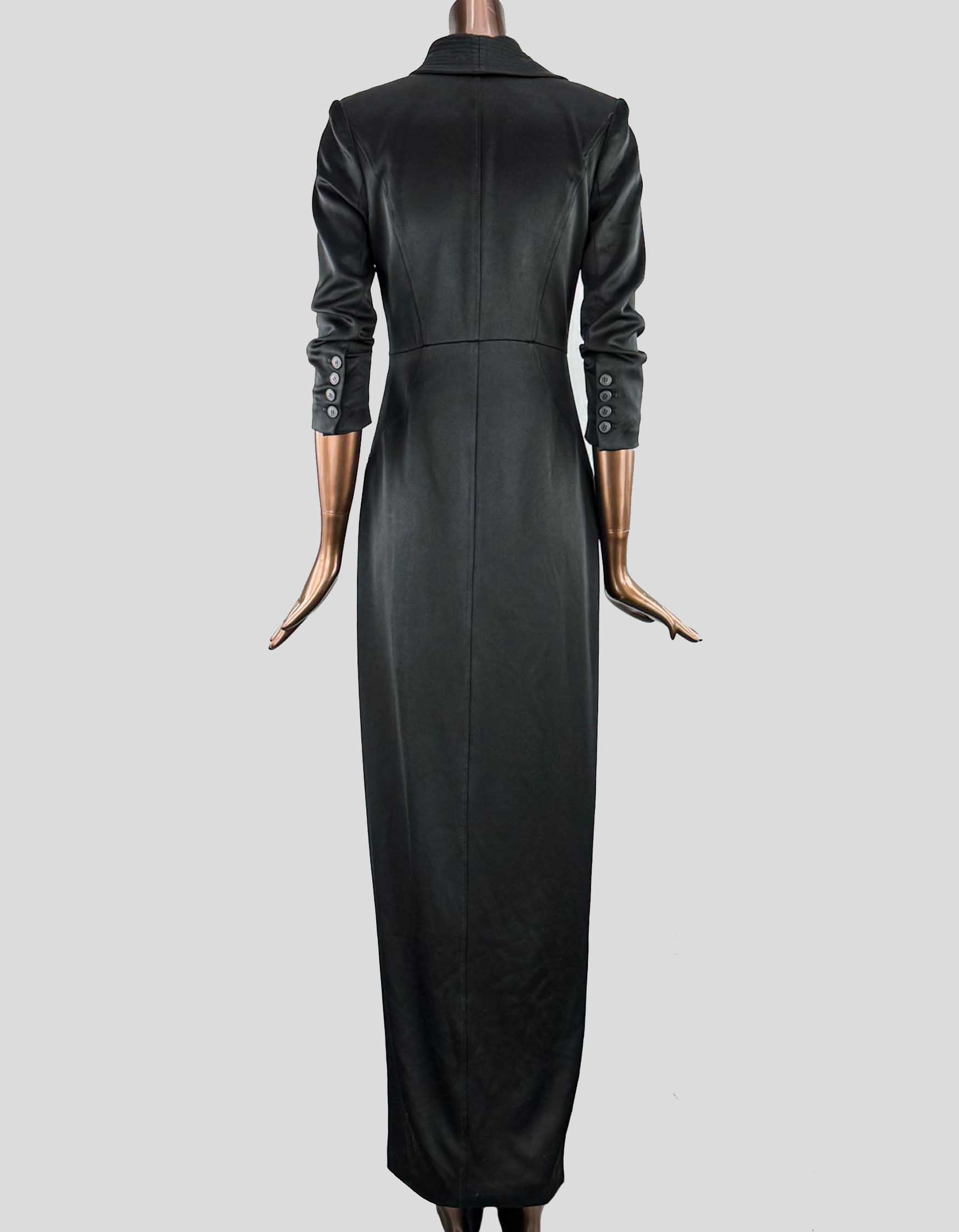 leather tuxedo dress Black Tuxedo Mini Dress