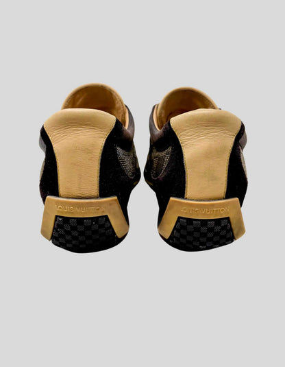 LOUIS VUITTON Monogram Low Top Sneakers - 10.5 US