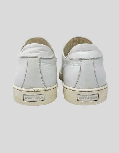 LOUIS VUITTON LV Monogram Leather Sneakers - 10.5 US