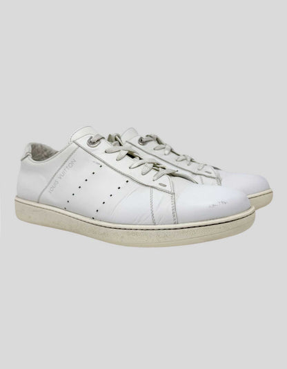 LOUIS VUITTON LV Monogram Leather Sneakers - 10.5 US