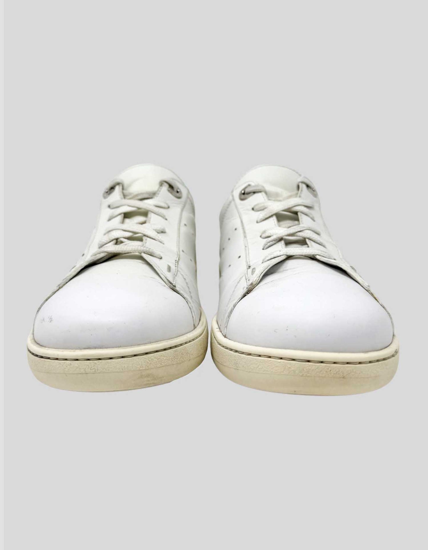 LOUIS VUITTON LV Monogram Leather Sneakers - 10.5 US