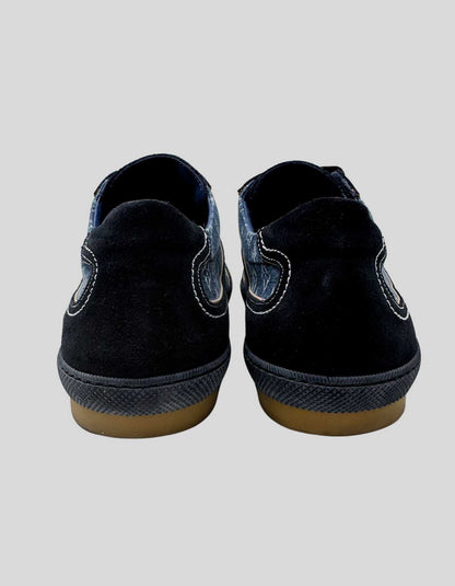 LOUIS VUITTON Denim Printed Sneakers - 10.5 US