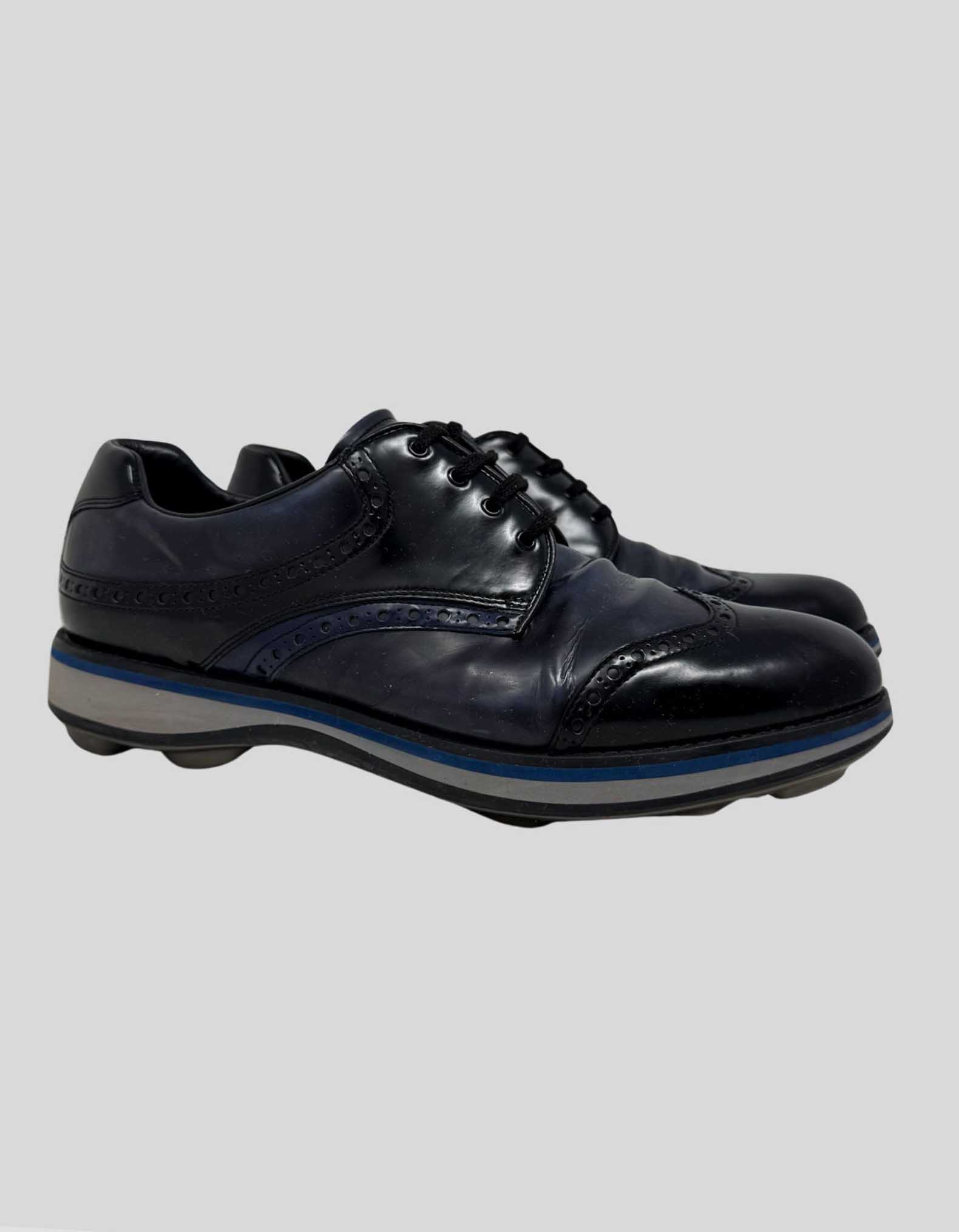 PRADA Golf Brogue Oxford Sneaker Shoes 10 US – LuxAnthropy