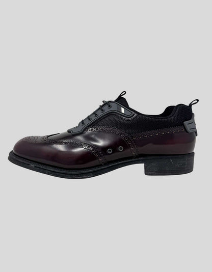 PRADA Spazzolato Leather Shoes w/ Tags PRADA Spazzolato Leather Shoes w/ Tags