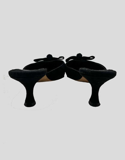 MANOLO BLAHNIK Suede Mules - 36.5 IT | 6.5 US
