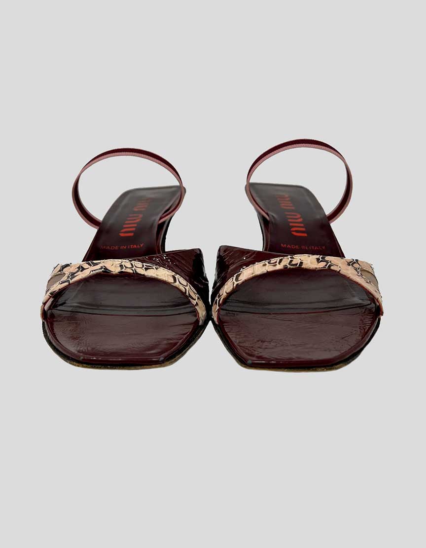 MIU MIU Sandals - 37 IT | 7 US
