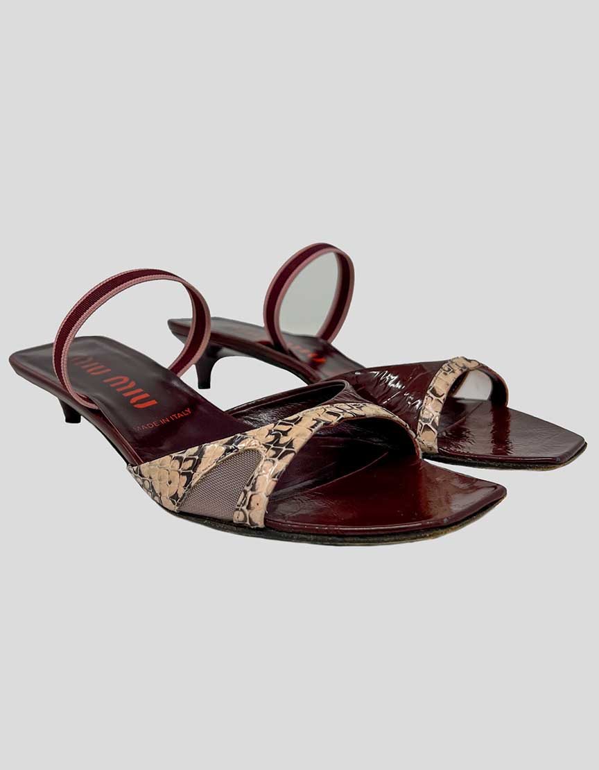 MIU MIU Sandals - 37 IT | 7 US