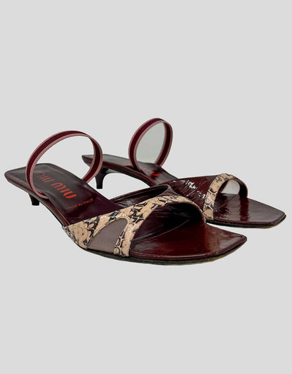 MIU MIU Sandals - 37 IT | 7 US