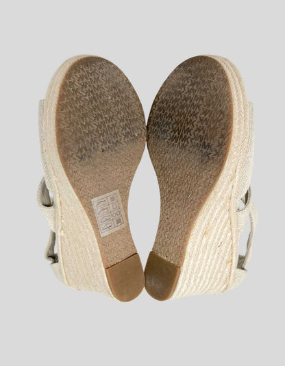 MICHAEL KORS Espadrille Wedge Sandals - 7 US