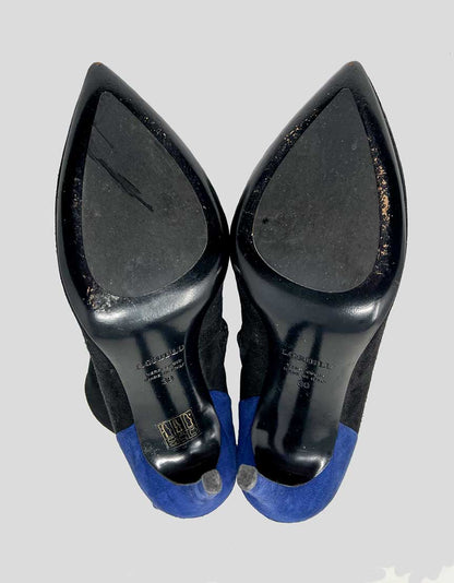 LORIBLU Suede Booties - 38 IT | 8 US