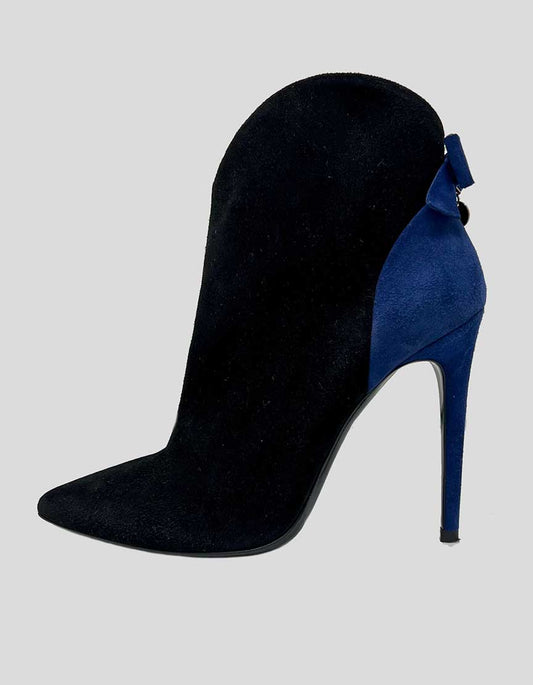 LORIBLU Suede Booties - 38 IT | 8 US