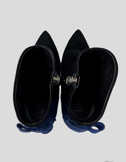LORIBLU Suede Booties - 38 IT | 8 US
