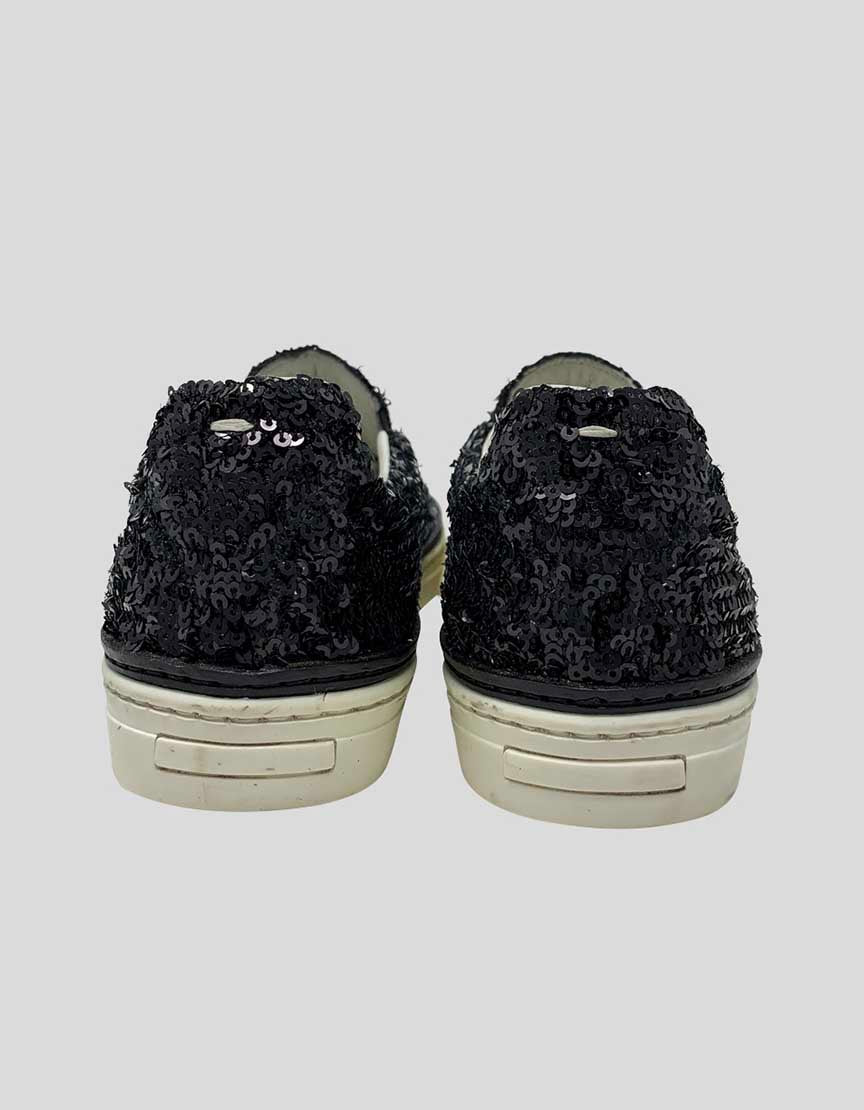 MAISON MARTIN MARGIELA Sequin Prinited Sneakers - 37 IT | 7 US
