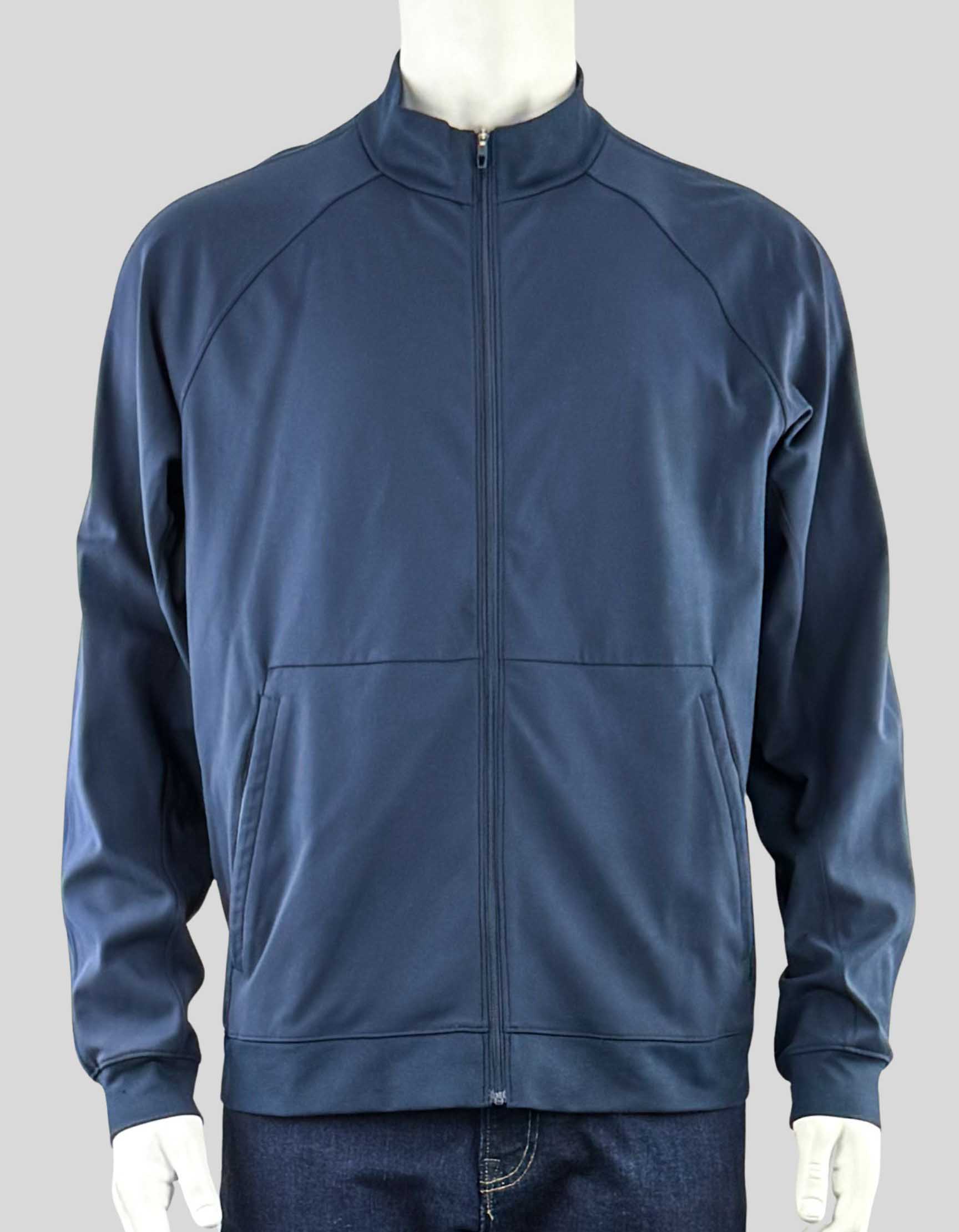 LULULEMON Jacket with zip front closure, zipper pockets with hidden phone sleeves. Ribbed, collar, cuffs and hem. 