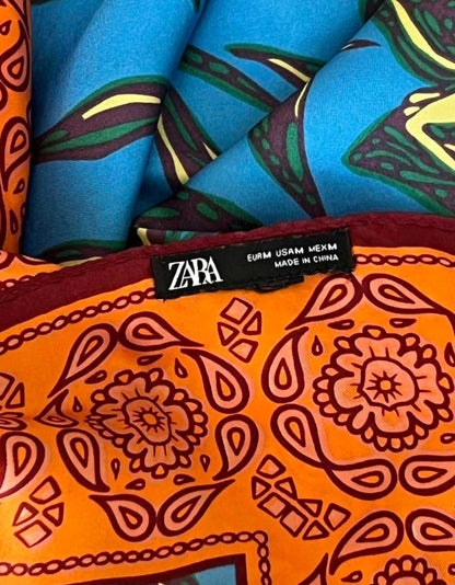 ZARA Silk Scarf - One Size