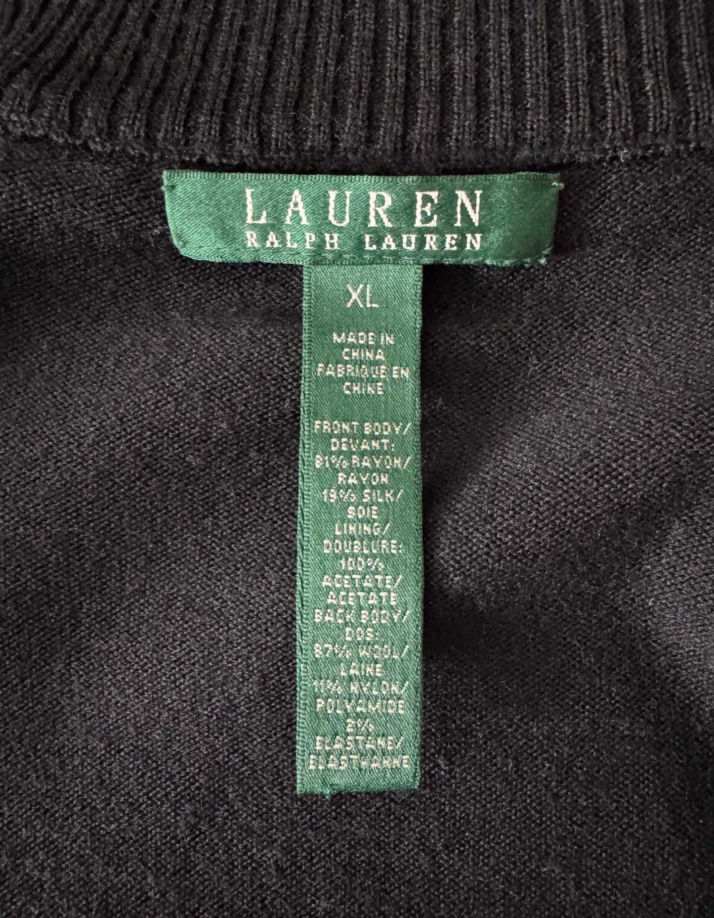 LAUREN RALPH LAUREN Animal Print Jacket - X-Large