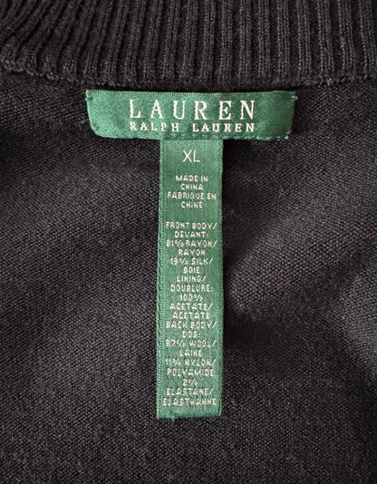 LAUREN RALPH LAUREN Animal Print Jacket - X-Large